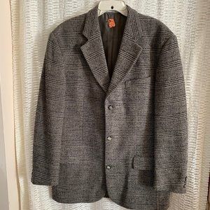 Hugo Boss 42L Sportcoat Italy Gray Tweed